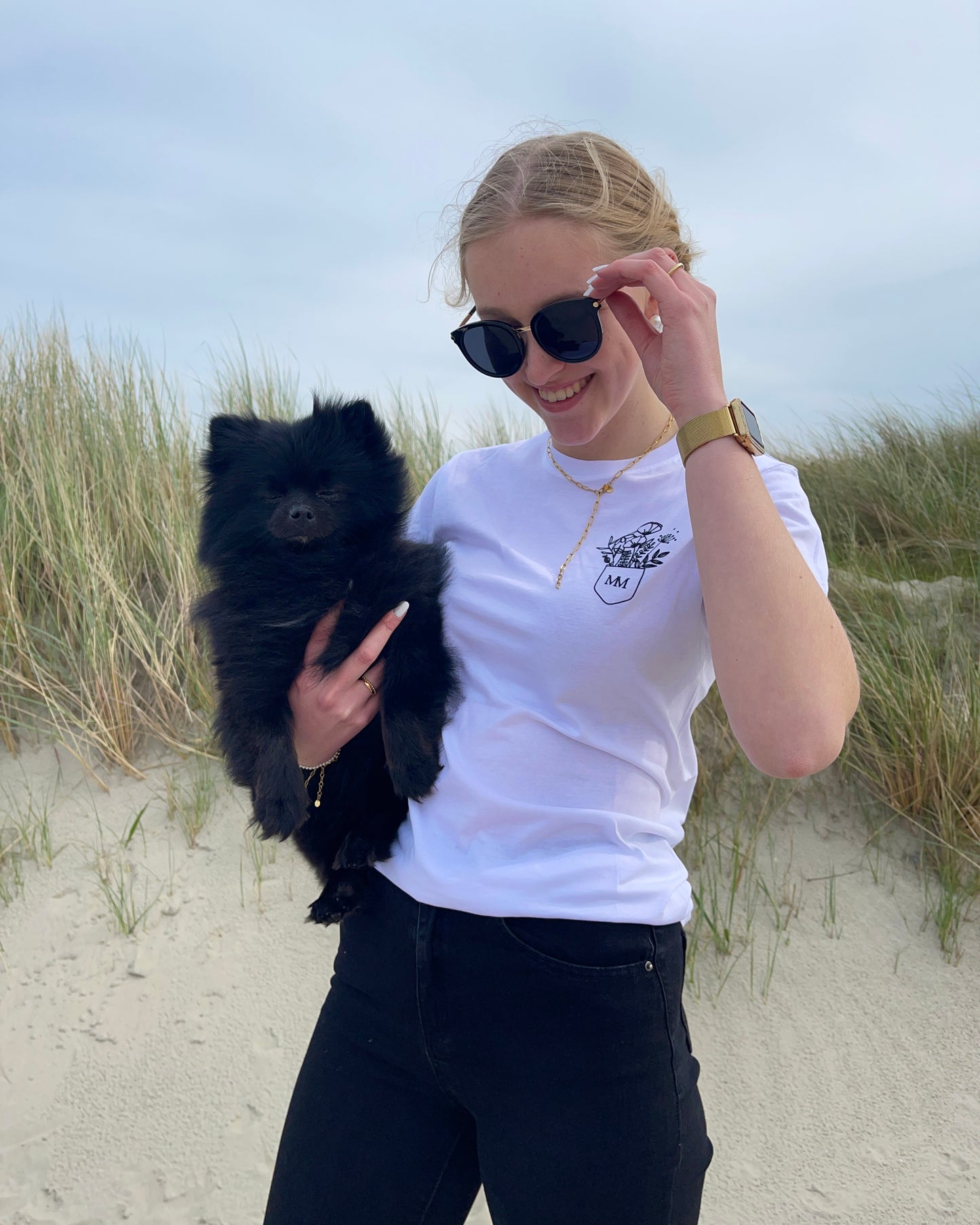 FLOWER POCKET T-shirt