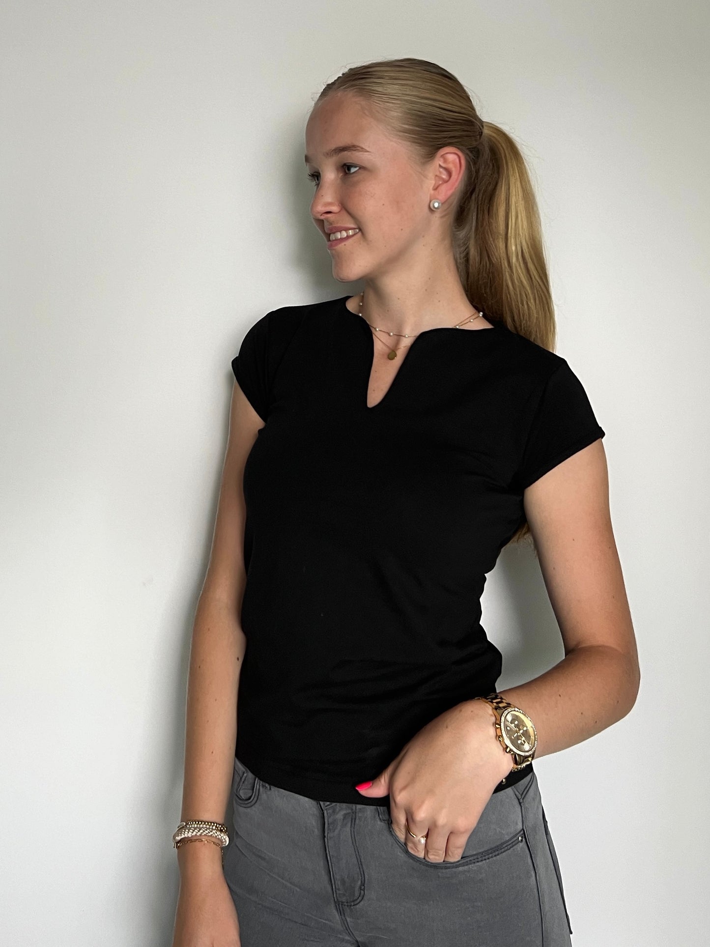 Glitter T-Shirt Blouse style