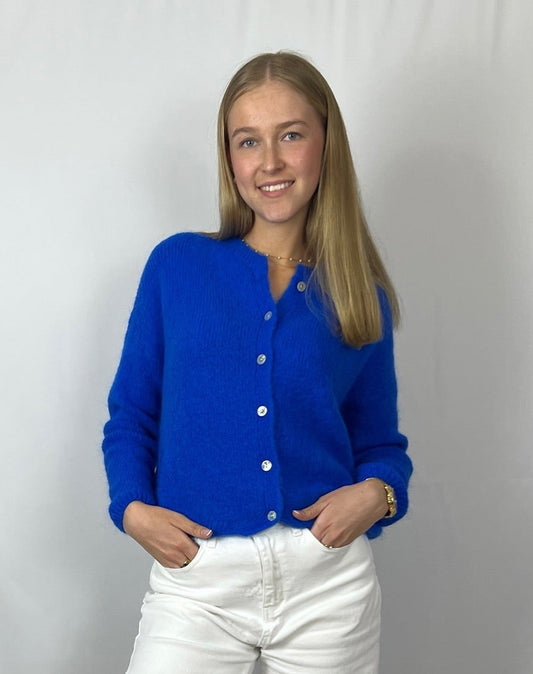 Strickjacke mit Alpacka Wolle - Stella