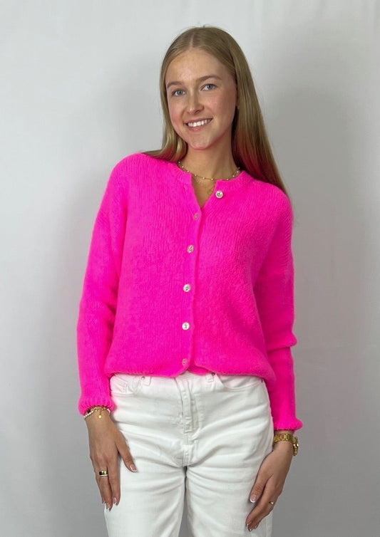 Strickjacke mit Alpacka Wolle - Stella