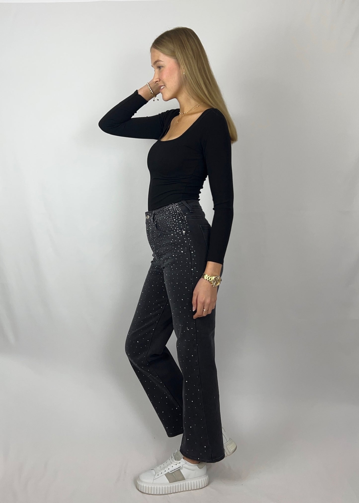 Glitzer Jeans - Gina