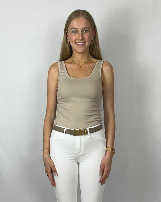 Top mit kantigem Ausschnitt - Toni