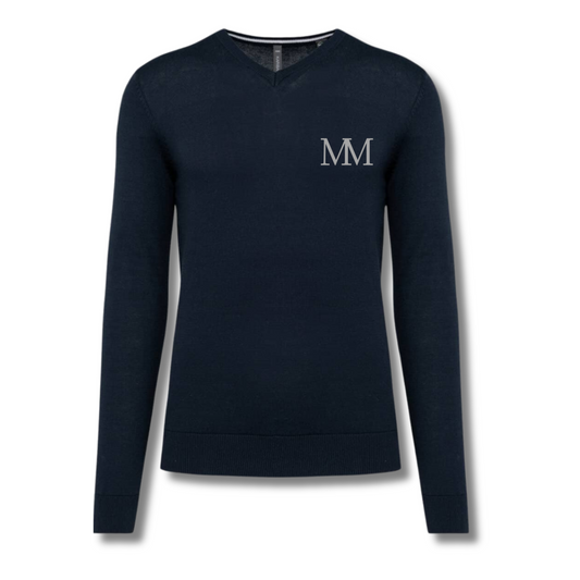 MM Pullover mit V-Ausschnitt