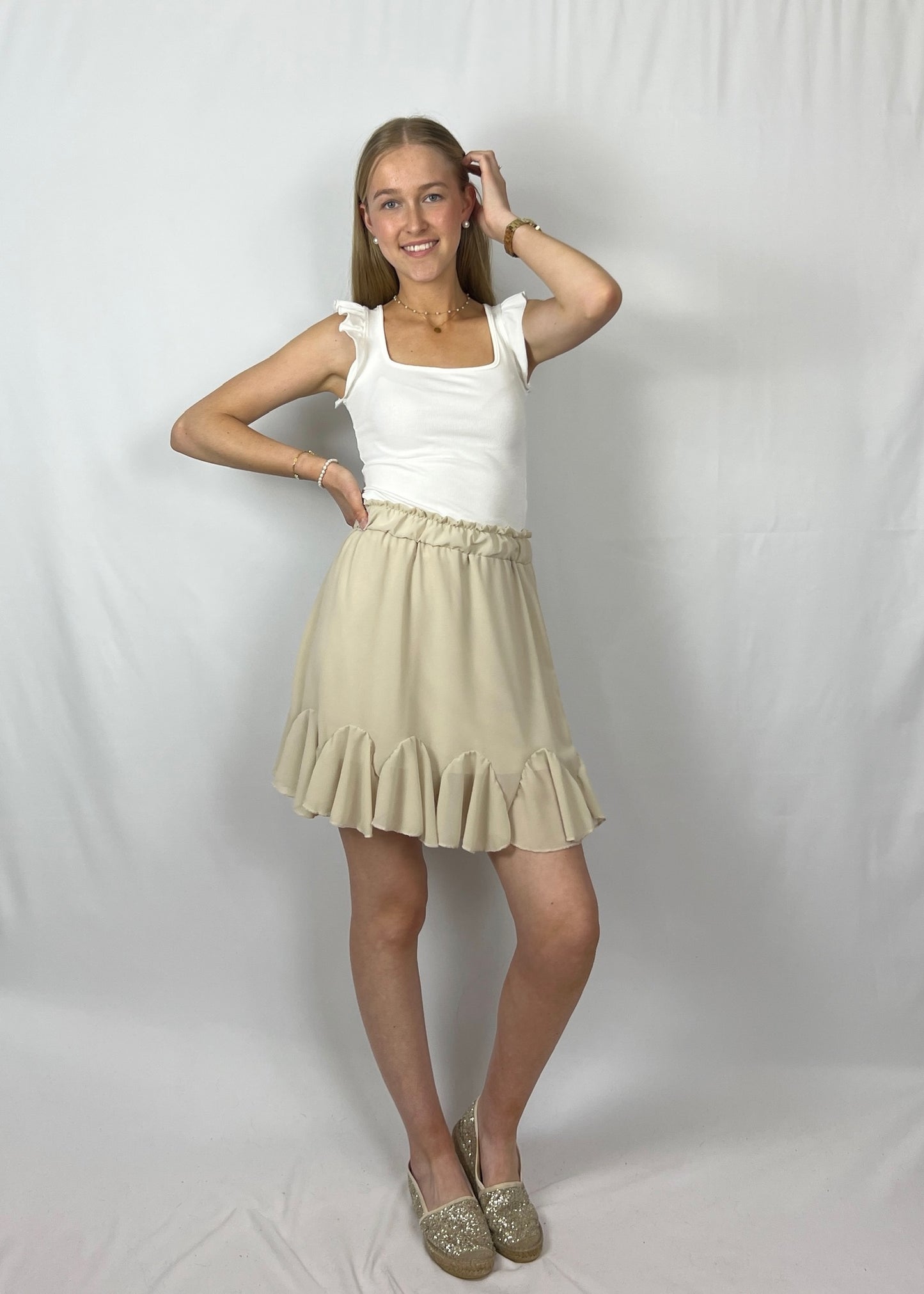 Polly und Tonia Set - beige