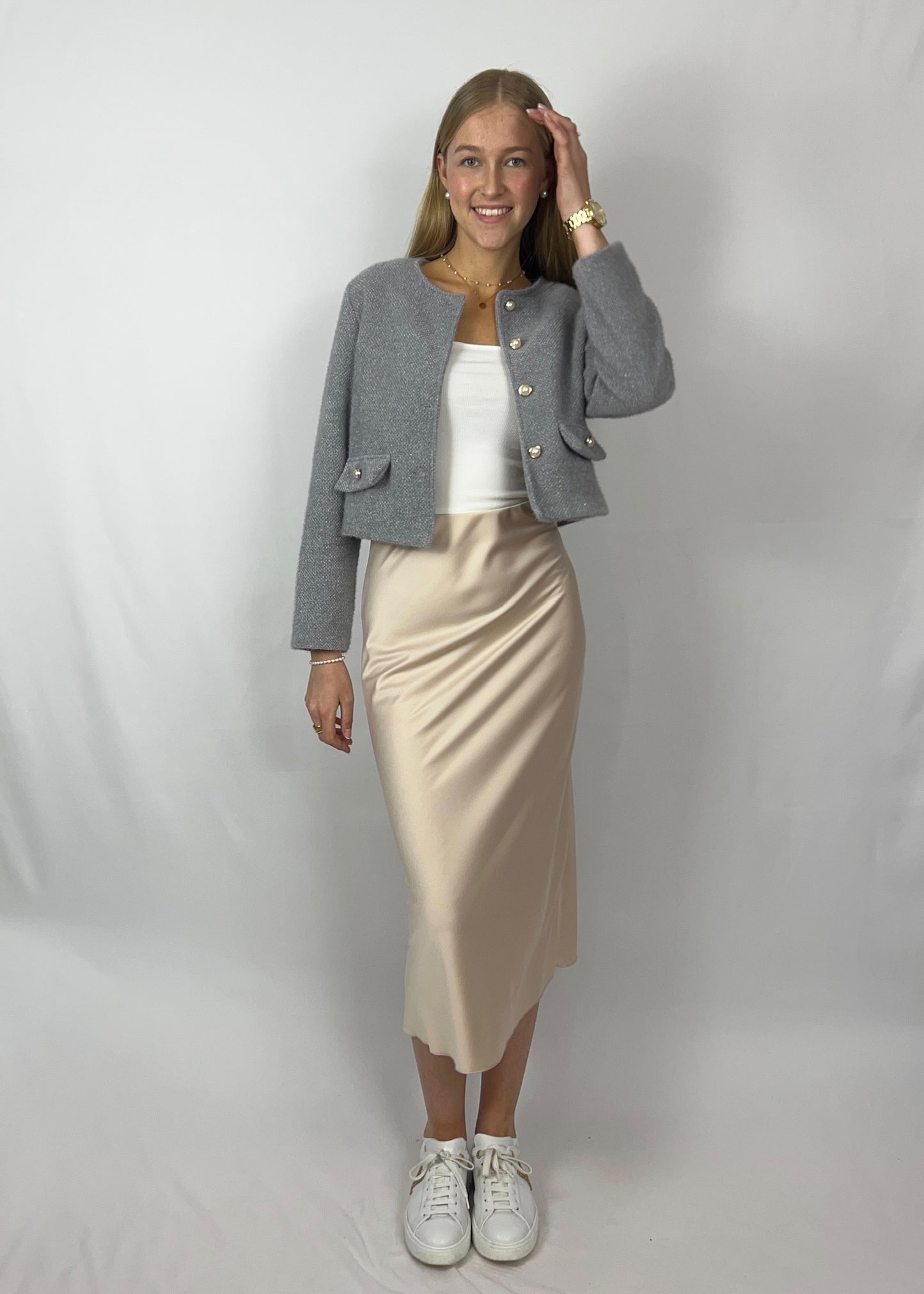 Tweed short Blazer - Thea