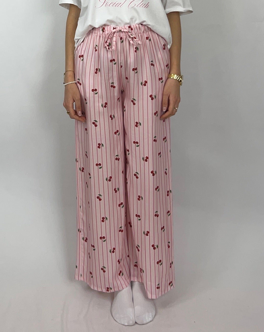 Pyjama Hose - Cherry