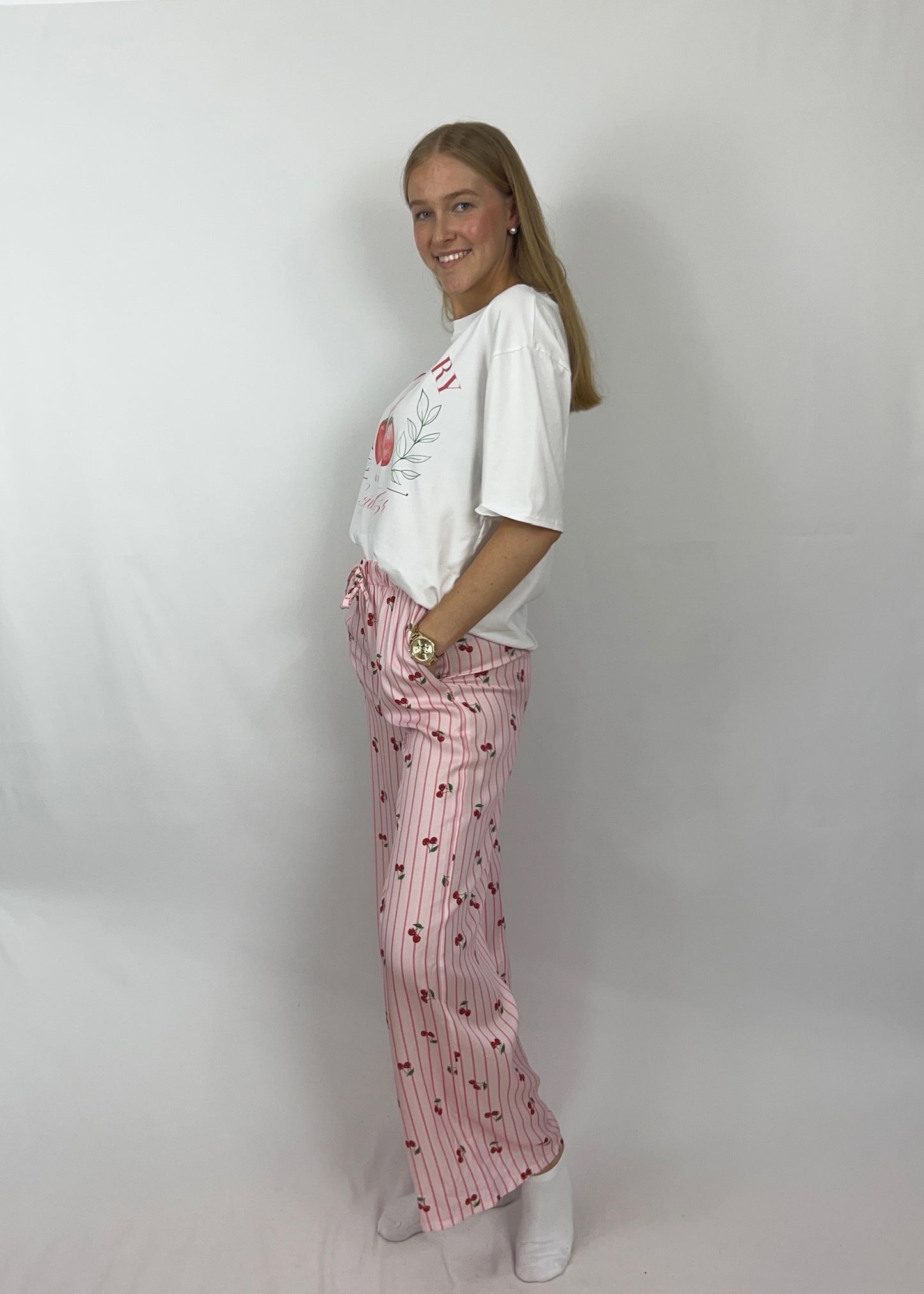 Pyjama Hose - Cherry