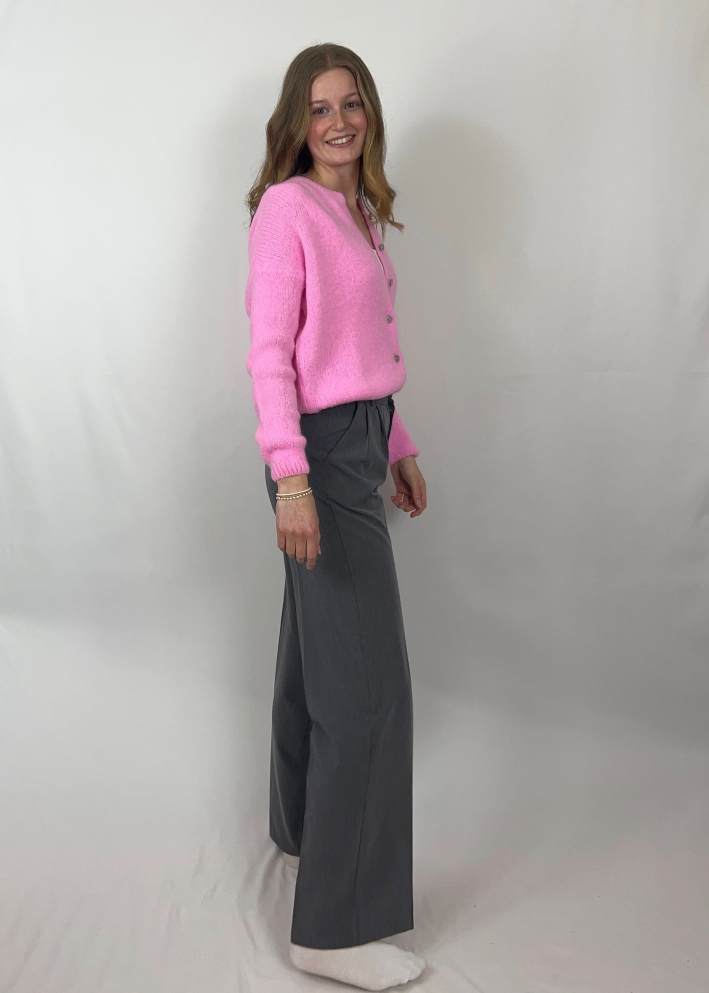 Strickjacke mit Alpacka Wolle - Stella
