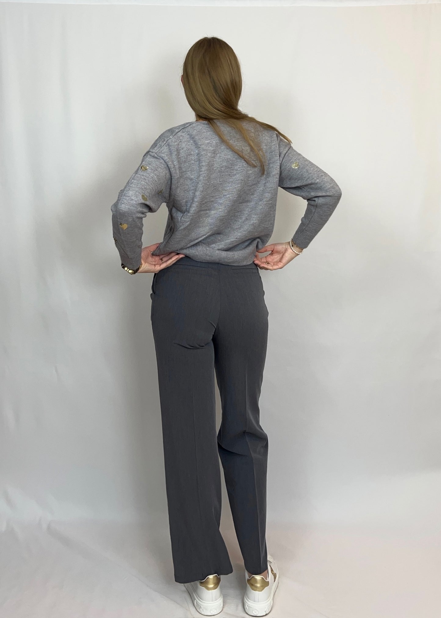 Helena - Pullover mit goldenen Herzchen