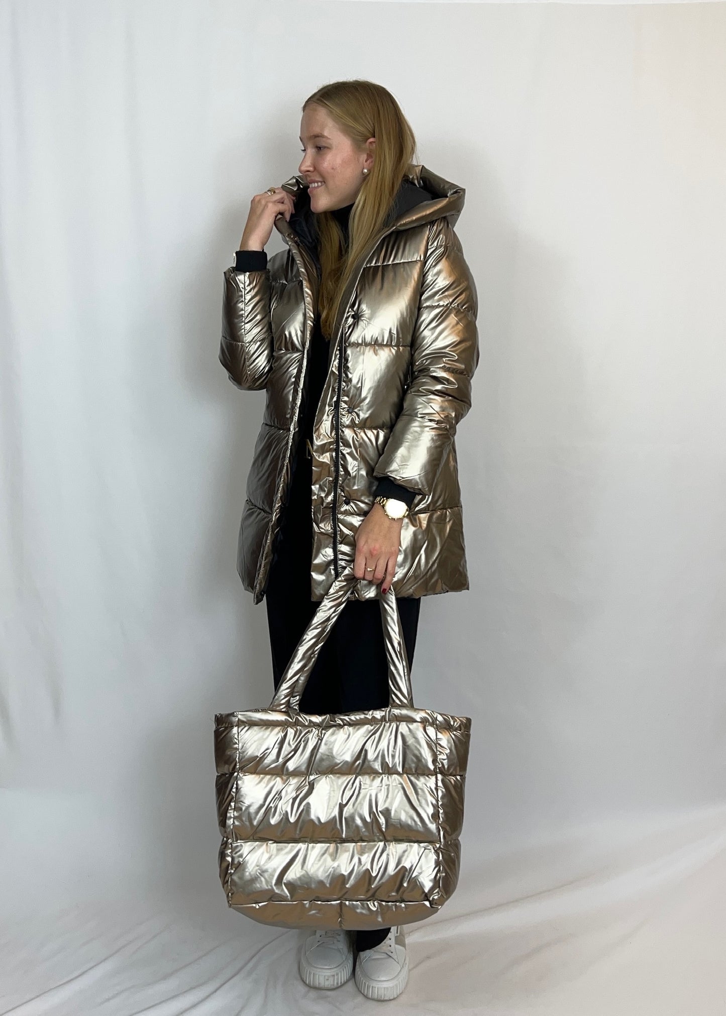 Tamina - Tragetasche mit gesteppter Daunenoptik