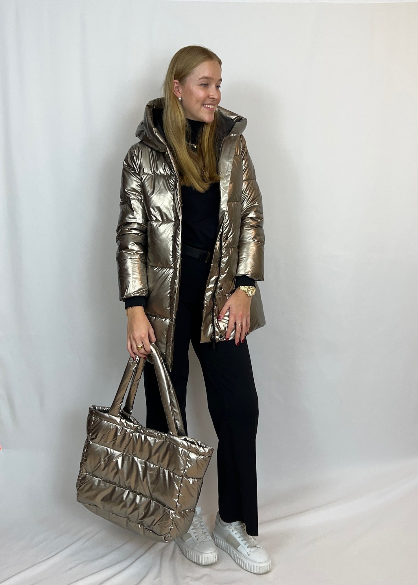 Tamina - Tragetasche mit gesteppter Daunenoptik