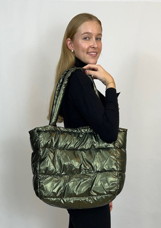 Tamina - Tragetasche mit gesteppter Daunenoptik