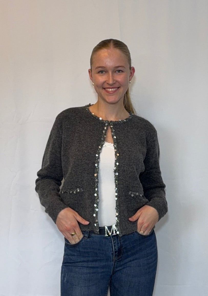 Palina - Pailletten Cardigan