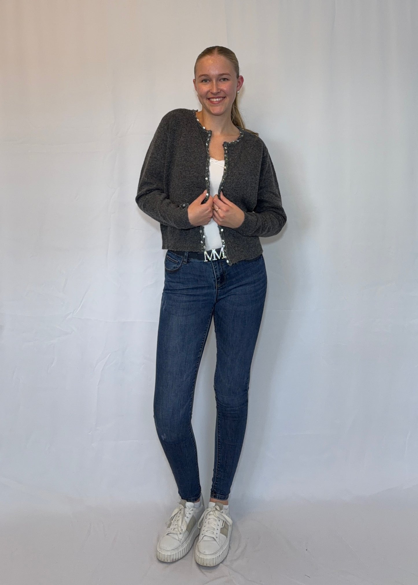 Palina - Pailletten Cardigan