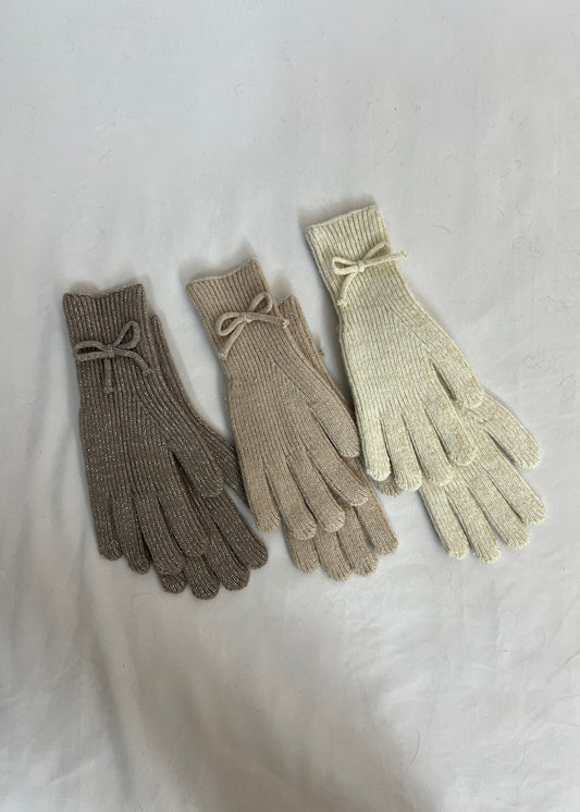 Hannah - Handschuhe mit Schleife